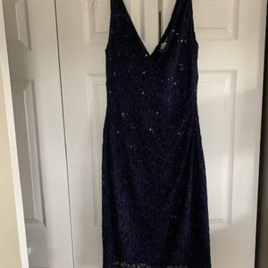 Ralph Lauren Sequin V-Neck Dress